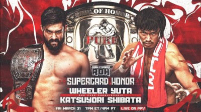 Wheeler yuta VS Katsuyori Shibata  - ROH Pure Championship (Full Match)