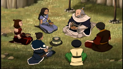 Avatar Capitulo 59 Libro Fuego El Cometa de Sozin Parte 2 Los Viejos Maestros