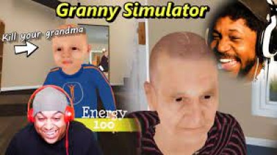 DYING OF LAUGHTER FROM THIS GAME _ Granny Simulator (w_ Dashie)