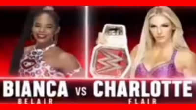 BIANCA BELAIR VS CHARLOTTE FLAIR - RAW 4 DE OCTUBRE DE 2021