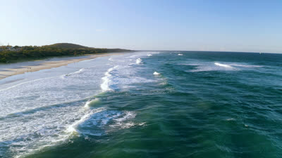 Playa, las olas del mar