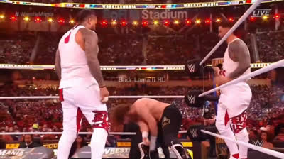 The Usos vs. Sami Zayn & Kevin Owens | Wrestlemania 39 Night One Full Match Highlights