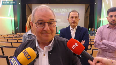 Presentada la lista completa de Teruel Existe al Ayuntamiento turolense .Declaraciones del numero uno, Enrique Marín
