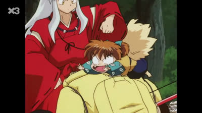 Inuyasha Cap 009 // L'arribada d'en Shippo. Els germans Raiju, en Hiten i en Manten