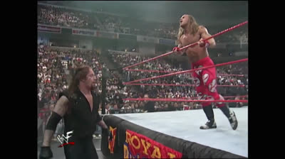 UNDERTAKER VS SHAWN MICHAELS: WWF TITLE: CASKET MATCH: ROYAL RUMBLE 98