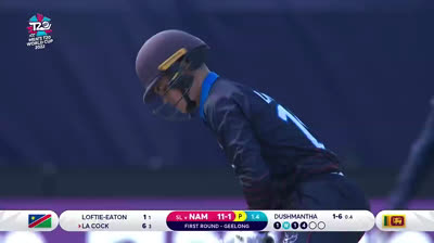 NAM vs SL 1st Match, First Round Group A Match Replay from ICC Mens T20 World Cup 2022