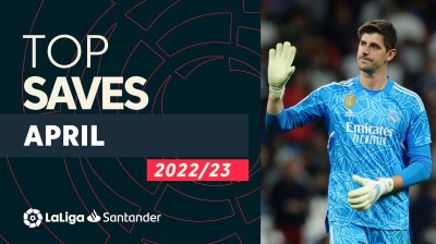 Las mejores paradas de abril de 2023 en La Liga Santander | TOP 5
