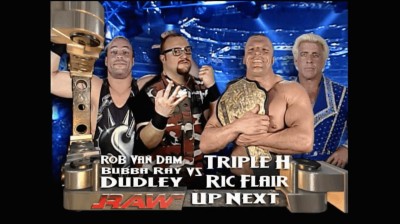 Rob Van Dam & Bubba Ray Dudley vs Triple H & Ric Flair (Full Match)