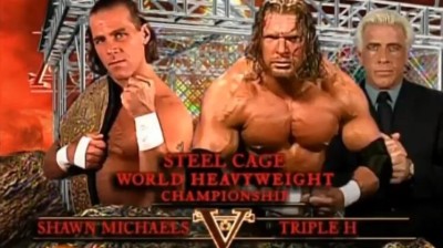 Shawn Michaels vs Triple H - Three Stages of Hell Match - Armageddon 2002  (Full Match)