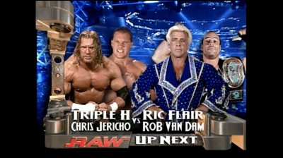 Triple H & Chris Jericho vs Ric Flair & Rob Van Dam (Full Match)