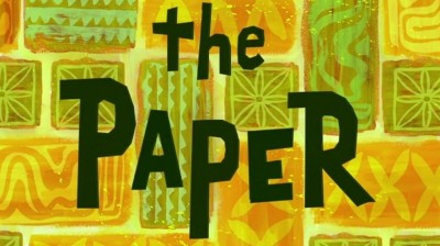 BOB ESPONJA: EL PAPEL  JON V,: