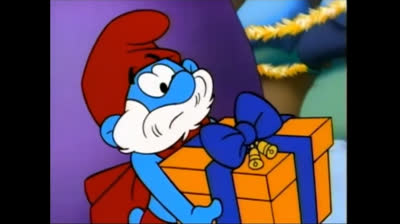 LOS PITUFOS CELEBRAN LA NAVIDAD