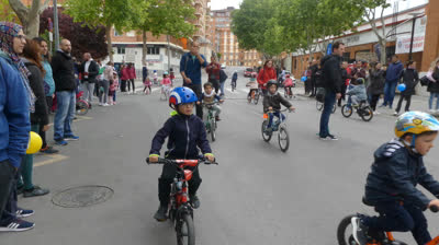 DIA DE LA BICI EN TERUEL .LOS MAS PEQUEÑOS