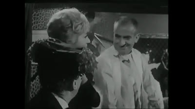 Le café liégeois - Colette Brosset, Louis de Funès, Robert Théry (court métrage) 1963 NB.