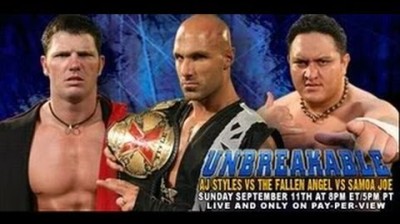 AJ Styles vs Samoa Joe vs Christopher Daniels | X Division Championship | TNA Unbreakable 2005