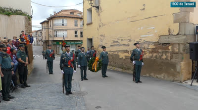 La Guardia Civil conmemora en la localidad de Cedrillas el 179 aniversario de su fundación