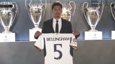 Jude Bellingham presentado como nuevo jugador del Real Madrid