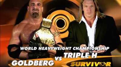 Goldberg vs Triple H - Survivor Series 2003 (Full Match)