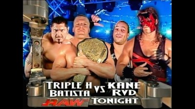 Triple H & Batista vs Kane & Rob van Dam (Full Match)