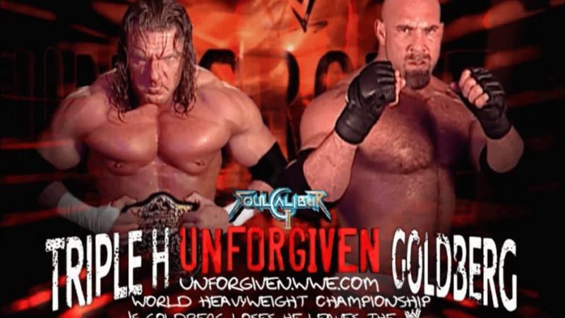 Triple H vs Goldberg - Unforgiven 2003 (Full Match) - TokyVideo