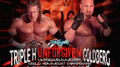Triple H vs Goldberg - Unforgiven 2003 (Full Match)